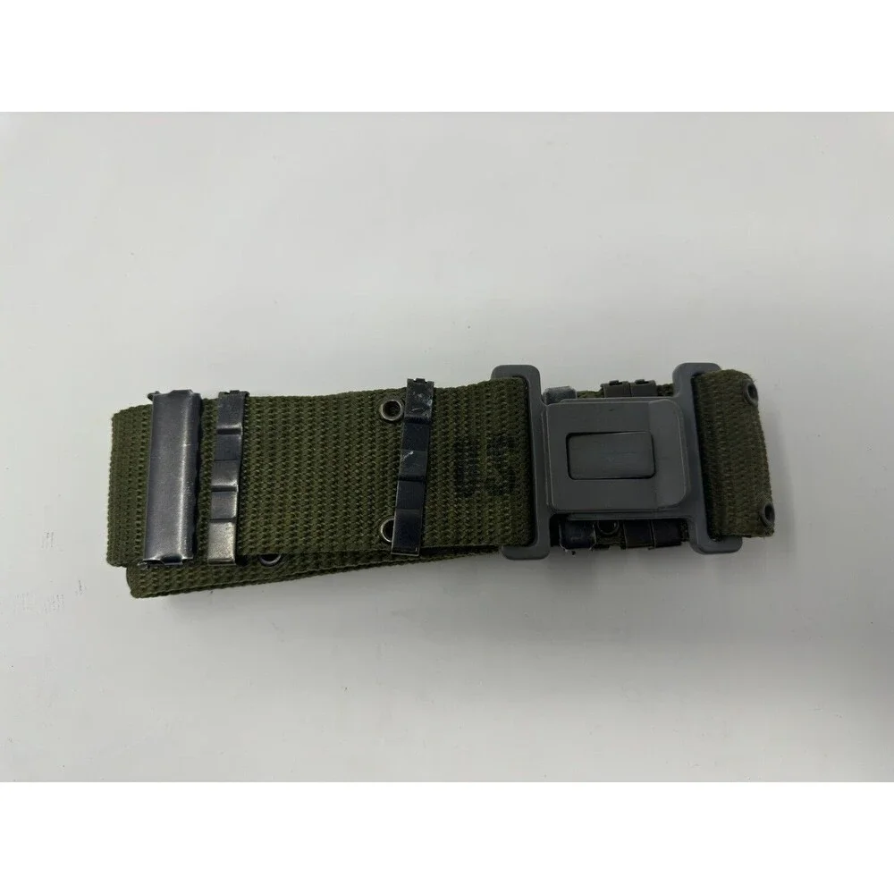 USGI Military LC2 Nylon Web Pistol Belt - Size Medium - Gray Plastic Buckle